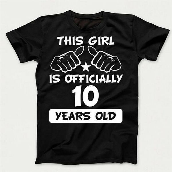 

10th birthday kids shirt - this girl is officially 10 years old youth t-shirt plus size tee shirt sport hooded sweatshirt hoodie