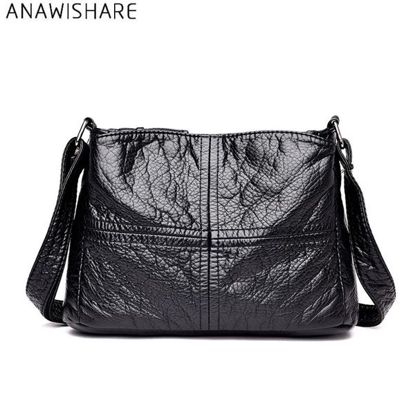 

anawishare женщины плечо сумки кожаные crossbody сумки для женщин посыльного вскользь сумки bolsa feminina bolsos mujer