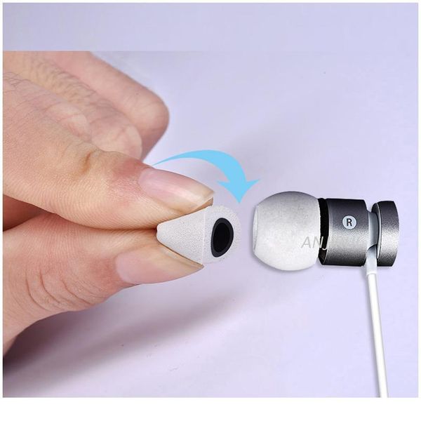 

2 pcs/1pair anjirui ts400(l m s) 6.5mm caliber ear pads/cap ts400 memory foam eartips for in-ear earphone tips sponge ea jllaer