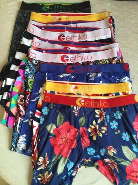 

random styles new man boxer shorts underpants ethika soft comfortable fashion elastic quick dry boxer underwear for men 282