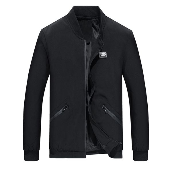 

new luyzjzen 2021 autumn jackets and coats men cause slim cable pockets hombre big k69 size qwve, Black;brown