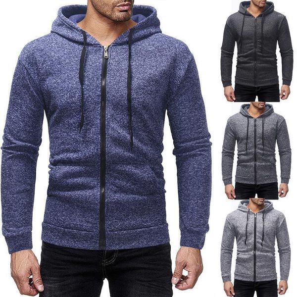 

fashion brand men's hoodie 2020 spring and autumn men's casual hoodie solid color sweatshirt + pants set1, Black