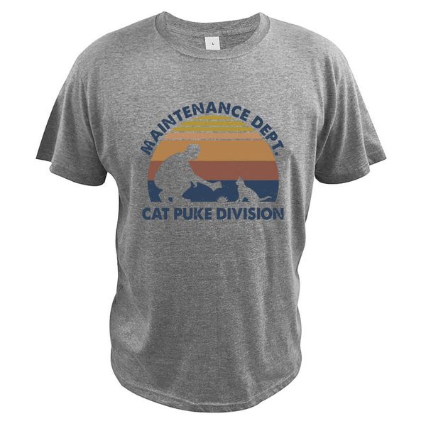 

спортивное обслуживание отдел cat puke division vintage футболка мужской высокого качества с коротким рукавом футболки summer tops tee homme