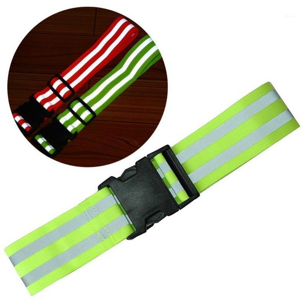 

waist support 1pc high visibility reflective comfortable washable safety security belt for night running walking biking #2818541, Black;gray