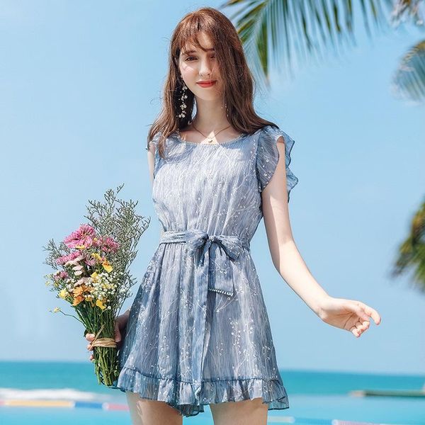 

women's jumpsuits & rompers chic womens skirt playsuits solid color short sleeve o neck double-breasted wear jumpsuit pants, Black;white