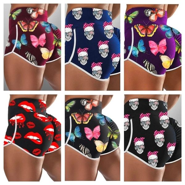 

panties underwears women's sports tights high waist summer shorts panties shorts boxer beach swim trunks pants graffiti design short g1, White
