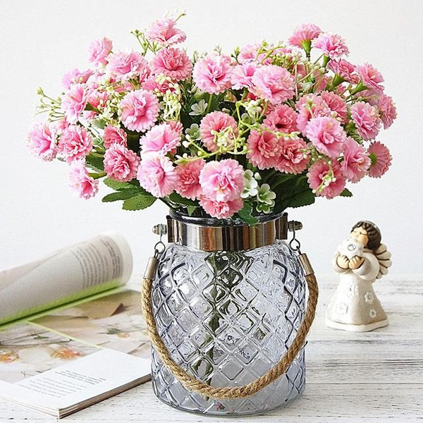 

20 heads artificial lilac flowers wedding holding flores bouquet real touch fake silk flowers for home garden decoration wreath