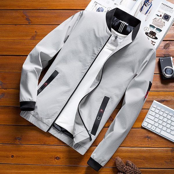 

woodvoice men's casual jackets fashion solid spring autumn male coats slim fit male baseball jacket brand clothing outwear coat1, Black;brown