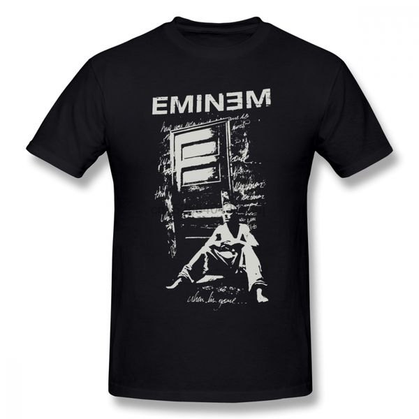 

дизайнеры eminem мужчины популярные развлечения плюс размер хлопок crewneck с коротким рукавом мужские футболки балахон толстовка
