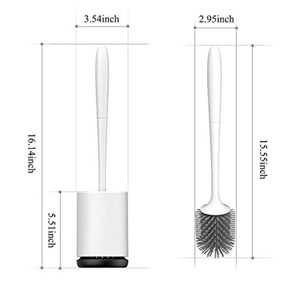 

tpr sile with holder handle soft bristles bathroom cleaning set wall mounted floor standi qylmfn packing2010