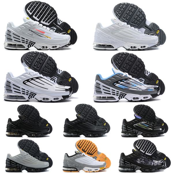 

tn plus 3 tuned running shoes aqua volt obsidian leather triple black white crimson red tiger trainers sneakers 39-46