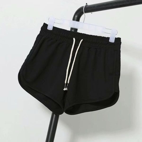 

women's shorts female black white loose beach short summer casual woman high waist shorts1, White;black
