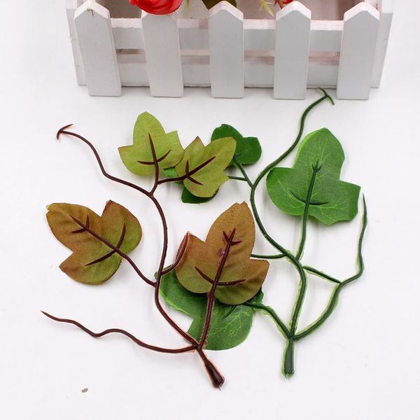 

5pcs/lot new artificial tree leaves branch for wedding home decoration diy handcraft wreath fake flower acc jllyuh