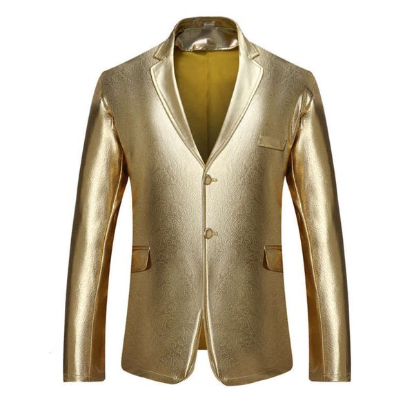 

bright large size style fashionable men's face suit coat, White;black
