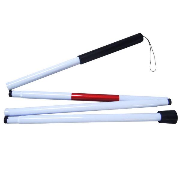 

outdoor 4 folded reflective crutch walk stick travel adjustable tools for blindman outdoor 4 simple wmtzeq