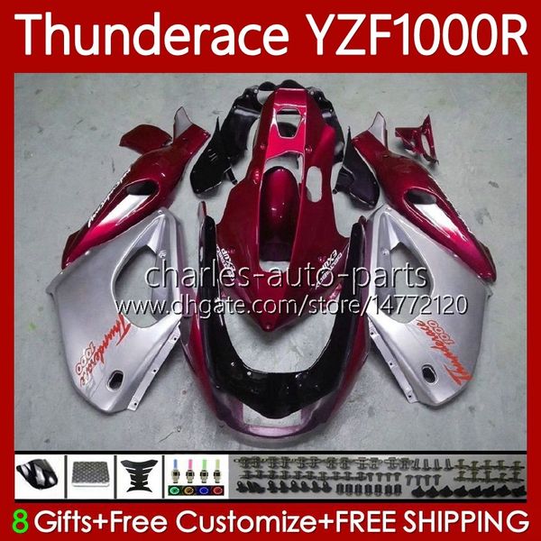 Corpo per YAMAHA Thunderace YZF1000R YZF 1000R 1000 R 96-07 Carrozzeria 87No.49 YZF-1000R 1996 2003 2004 2005 2006 2007 Rosso perla YZF1000-R 96 97 98 99 00 01 02 07 Carenatura