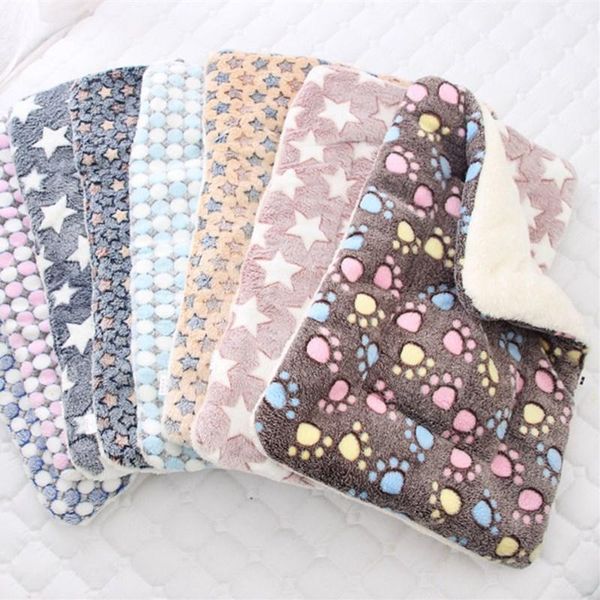 

s / m / l / xl / xxl / xxxl утолщенные руно pad одеяло кровать коврик для щенков собаки кошки диван подушка главная моющийся ковер keep warm