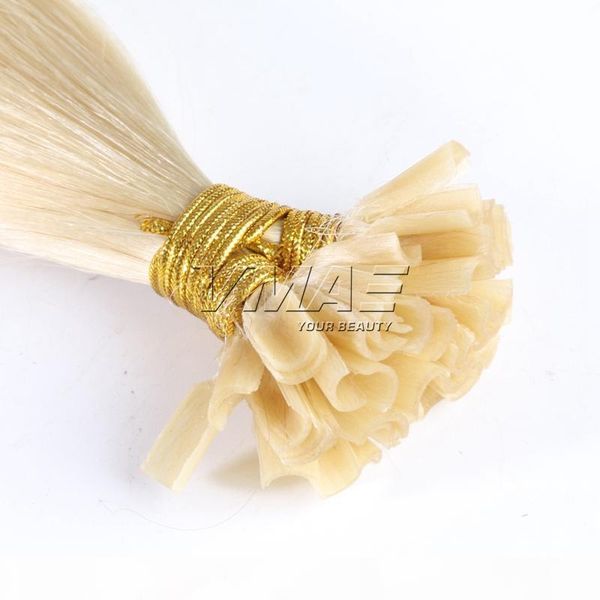

u tip pre bonded hair extensions double drawn 1g strand 50g 100g keratin glue virgin human hair #1b #4 #8 #99j #613, Black