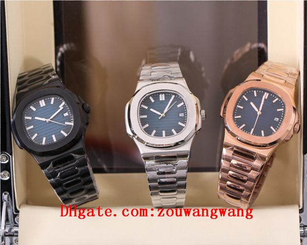 

2020 sea boss sport nautilus man watches rose gold wristwatches pp mens watch d2060, Slivery;black