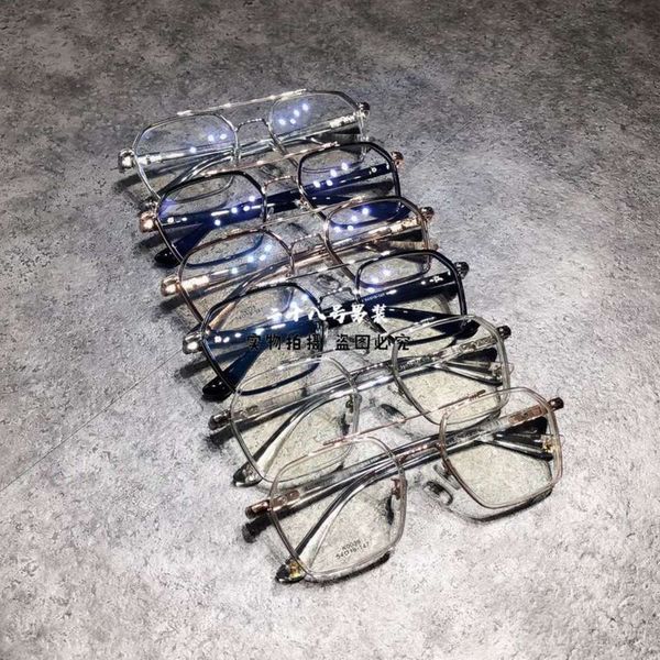 

pure don't wait for the draft, titanium, men's and women's lovers' versatile fashion spectacle frame, sunglasses, White;black