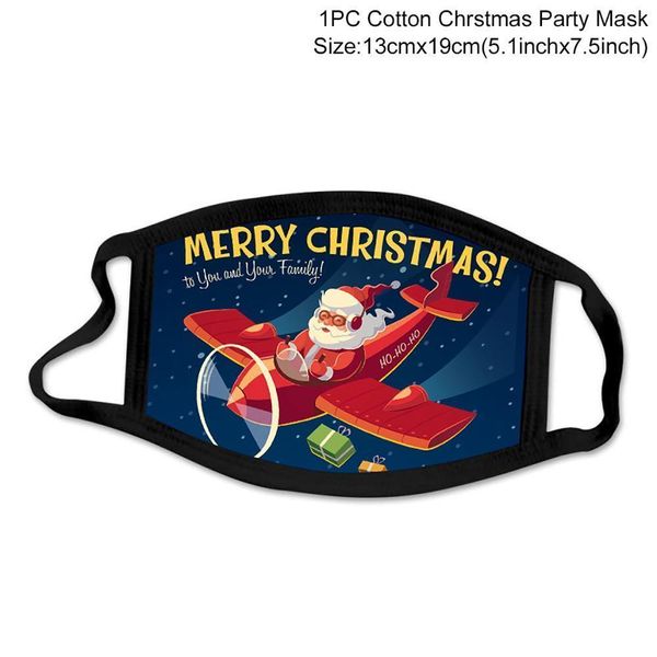 

2021 latest cotton festive new christmas cartoon face party the funny mask for children outdoor masks washable reusable new