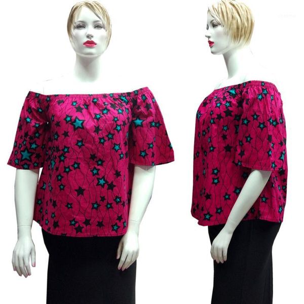 

african clothing traditional fashion cotton 2019 new arrival fashion style african women dashiki t-shirt1, Red