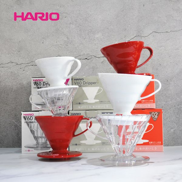 

japan hario v60 resin drip filter hand punch cup vd-01/02 coffee tool q0109