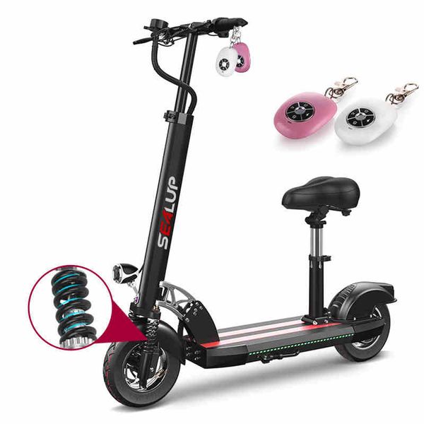 

electric scooter10inch electric bike lithium battery folding generation driving twowheeled scooter mini ebike long rang, Silver;blue