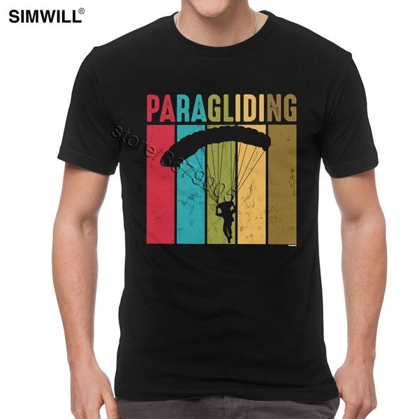 

classic retro distressed paragliding tshirt streetwear short sleeves vintage paraglider summer tee hooded sweatshirt hoodie men t shirt