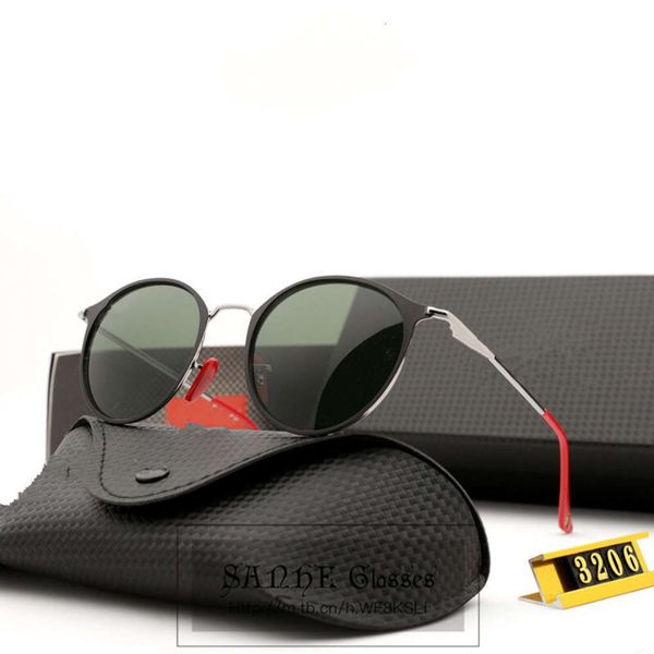 

polarized new men's sunglasses 2019 pilot glass sheet sunglasses 36020k46, White;black