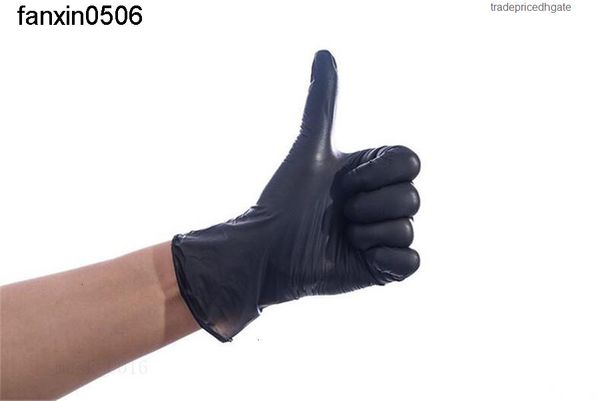 

cleaning household real set washing disposable mechanic authentic black nitrile laboratory nail art static gloves 100pcs mar26 7o99 ixik