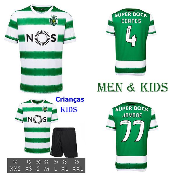 

20 21 sporting cp soccer jerseys men children's sui phellype 2020 2021 vietto football shirts goalkeeper coates acuna sporar jovane men, Black