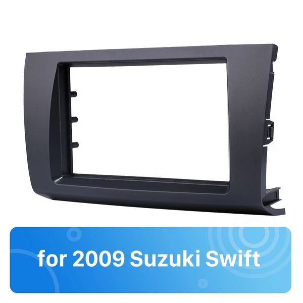 2 Din Carro de Rádio Instalação de Fracos Placa de Faculdade Tracagem Instalação Kit de montagem para 2009 Suzuki Swift Fascia Estéreo Trim Trim