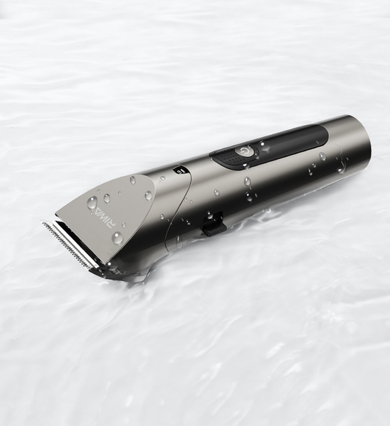 

2021 new electric hair clipper trimmer professional men strong power steel cutter head with led screen washable