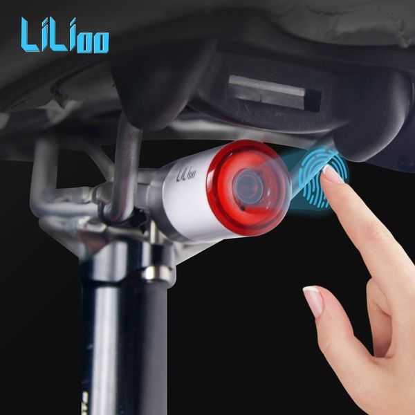 

bike lights bicycle brake sensing smart touch sensor tail light auto start/ssled waterproof rear cycling taillight