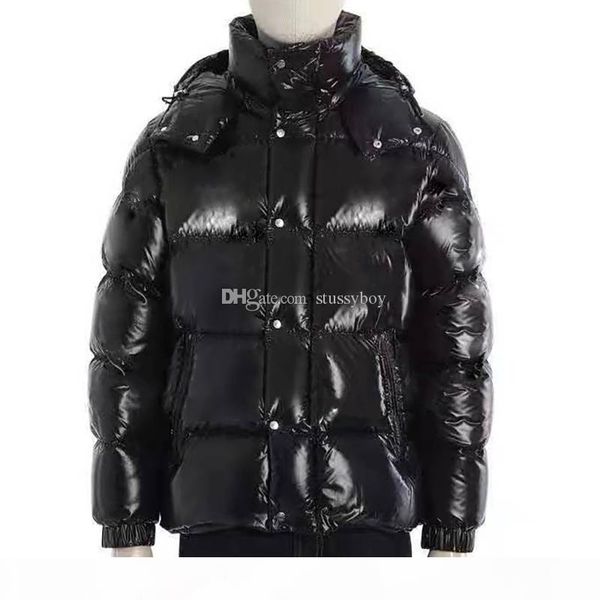

fashion men parka men women winter jacket hip hop mens winter coats down jacket black red windbreaker outerwear
