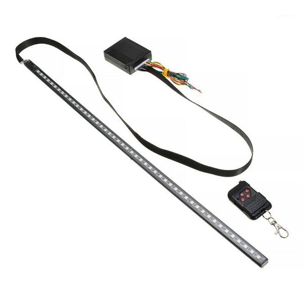 

22inch 48led rgb car scanner knight rider strobe flash light strip+remote1