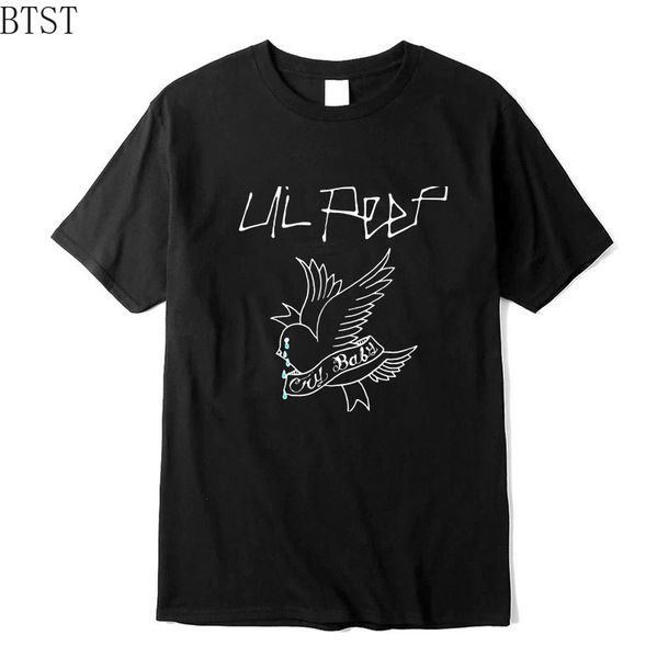 

sport summer rapper lil peep cry baby t shirt rap hip hop lilpeep men's cool streetwear t-shirt graphic print harajuku tee