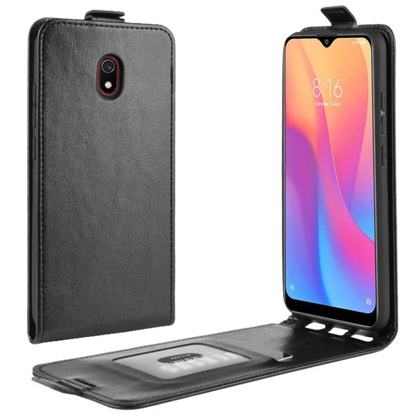 

for xiaomi redmi 8a crazy horse vertical flip leather protective case