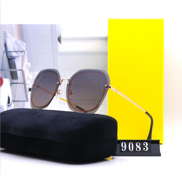 

a new fashion alloy material hd glass round glasses sunglasses designer glasses model 083, White;black