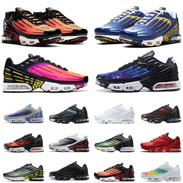 

plus 3 tuned deep royal z gold running shoes mens womens classic sports sneakers tn 3s iii new arrival men trainers