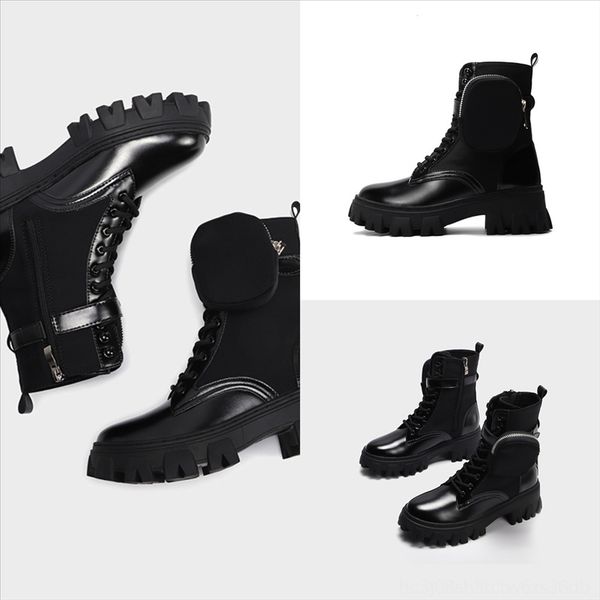 

8406j boots women genuine leather shoes for winter suede shoes woman casual spring genuine leather botas boots boot for woman, Black