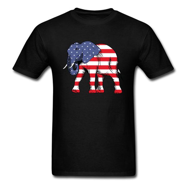 

republican elephant 2018 flag unique cartoon custom design father's day plus size 3xl black sport hooded sweatshirt hoodie t shirt