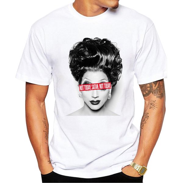 

teehub short sleeve summer not today satan funny vintage beauty girl printed hipster sport hooded sweatshirt hoodie t shirt