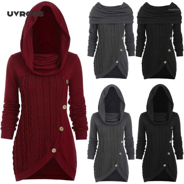 

uvrcos 2020 women autumn sweater multiple functional winter scarf collar knitted patchwork girls sweaters gift for girl1, White;black