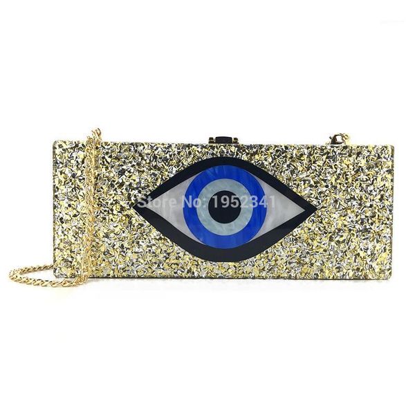 

oc4024 occi fashion evil eye clutch custom acrylic price bag1