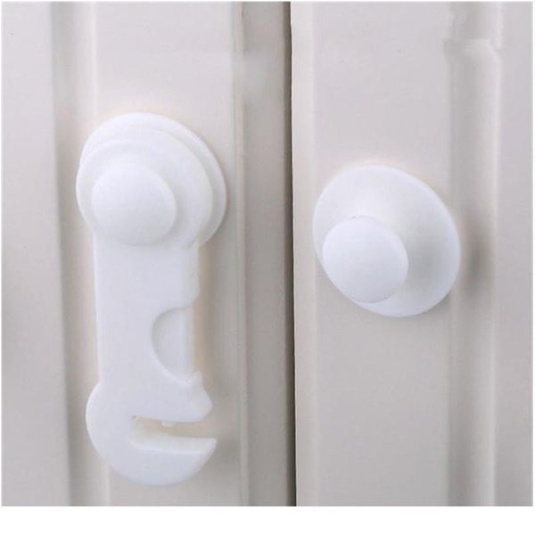 

2 шт. / лот белый кухонный ящик для ящика шкафа дверной дочерний ящик для холодильников детские детские безопасность безопасная блокировка м