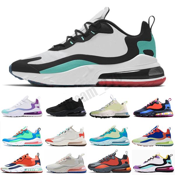 

new react vision men women shoes mens trainers cactus trails triple black white bauhaus optical worldwide sports sneaker size 5.5-11