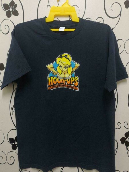 

vtg rare hook ups t shirt girl anime skateboards sport hooded sweatshirt hoodie