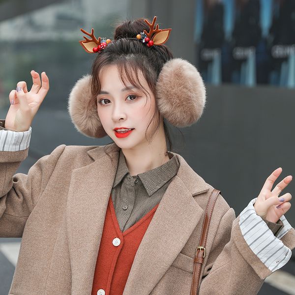 

in christmas earmuffs antler winter keep warm for girls protect their ears and ear muffs to prevent ing lovely
